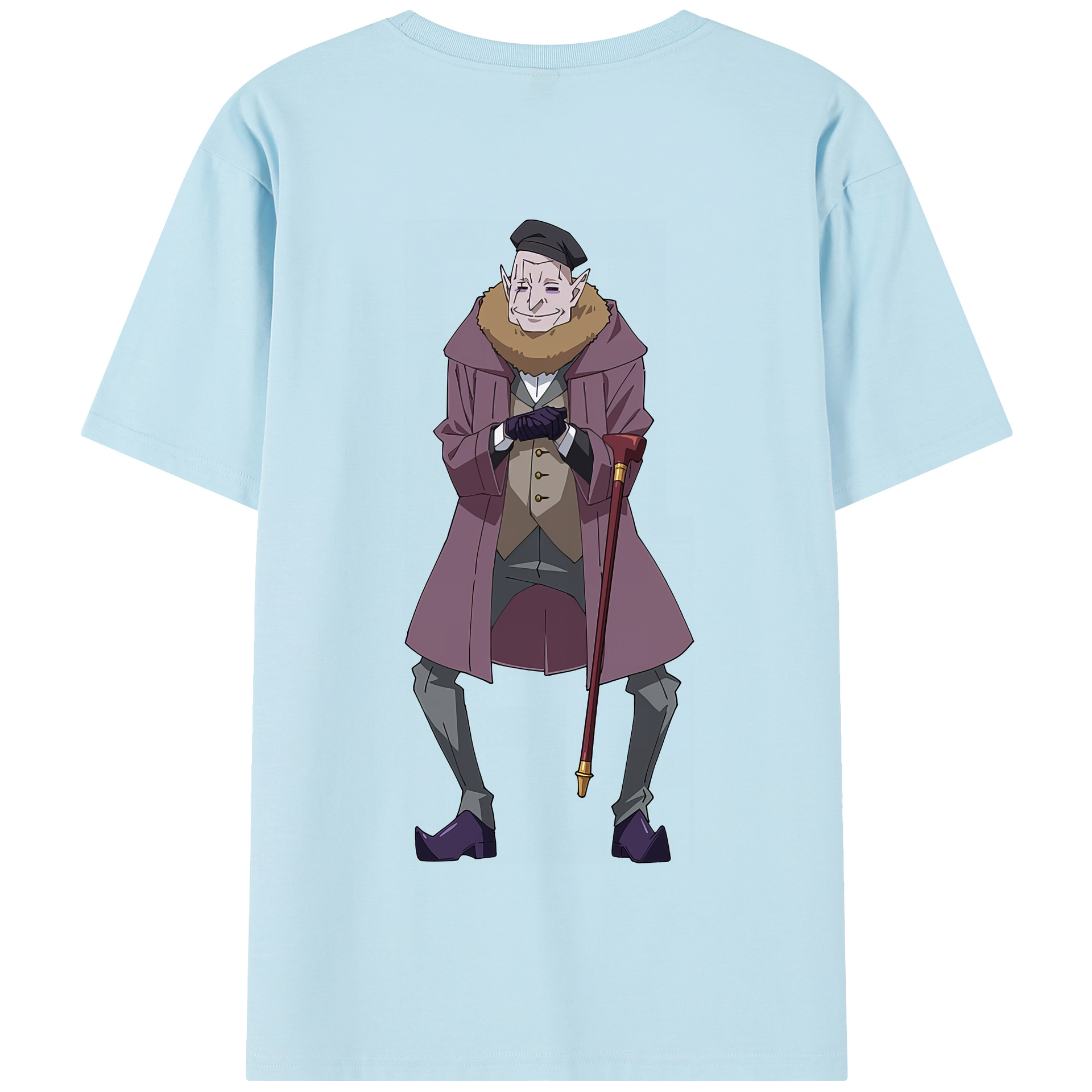 （画像用） 転スラ Regarding Reincarnated to Slime 綿100％半袖Tシャツ（背面プリント）